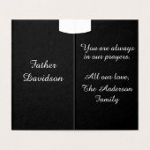 Priestliche Ordination Karte (Innenseite Aufgefaltet)