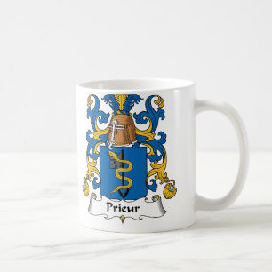 Prieur Familienwappen Kaffeetasse