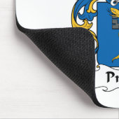 Prieur Familienwappen Mousepad (Ecke)