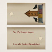 Prim Birdhouse Hang Tag (Vorne & Hinten)