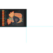 Prim Black Crow Patchwork Pumpkin-Erntedank Stoff (Kachel)