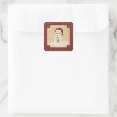 Prim Country Snowman Sticker (Tasche)