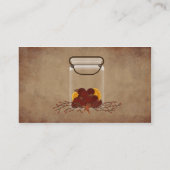 Prim Jar Fixins Business Card Visitenkarte (Rückseite)