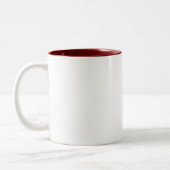 Prim Land-Weihnachtswintersnowman-Kaffee-Tasse Zweifarbige Tasse (Links)