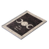 Prim Moon Design Book of Shadows BOS Grimoire Notizblock (Linke Seite)