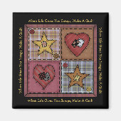 Prim Patchework Quilters Magnet (Vorne)