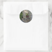 Prim-Schaukelstuhl-Aufkleber Runder Aufkleber (Tasche)