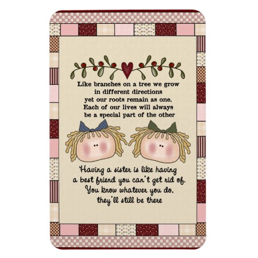 Prim Sister-Magnetmagnet Magnet (Vertikal)