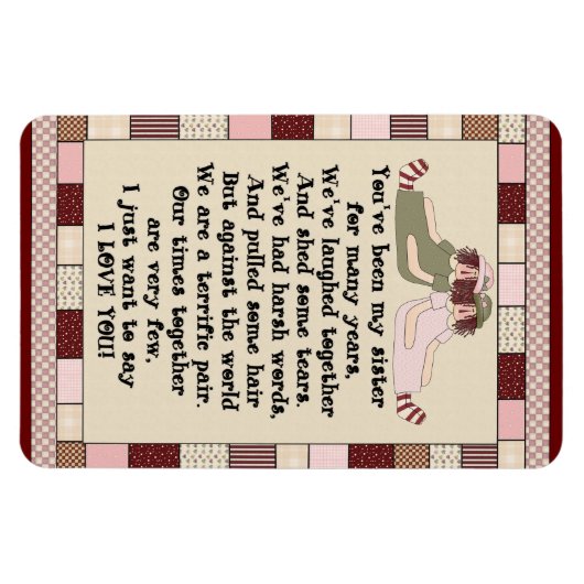 Prim Sisters Magnetmagnet Magnet (Horizontal)