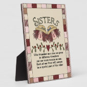 Prim Sisters Poem Platte Fotoplatte (Seite)