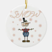 Prim Snowman Keepake Ornament (Vorne)