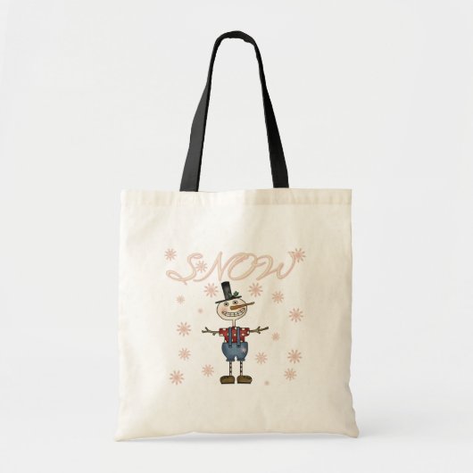 Prim Snowman Tshirts und Geschenke Tragetasche (Vorne)