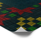 Prim Style Folk Art Weihnachten | Cherie's Art Poster (Ecke)