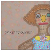 Prim Style Soft Doll Toy Cut and Seh Kit Stoff (Muster)