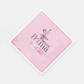Prima Ballerina Birthday Napkin Serviette (Ecke)