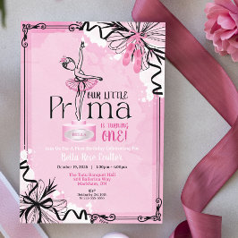 Prima Ballerina Birthday Party Invitation Einladung