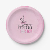 Prima Ballerina Birthday Plate Pappteller (Vorderseite)
