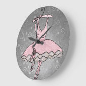 'Prima Ballerina' Clock Große Wanduhr (Winkel)