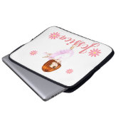 Prima Ballerina Custom Laptopschutzhülle (Vorne Knopf)