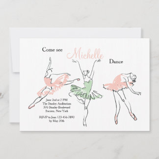 Prima Ballerina Einladung