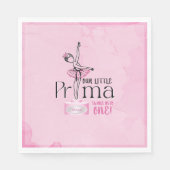 Prima Ballerina Geburtstagsserviette Serviette (Vorderseite)