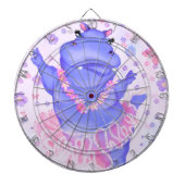 Prima Ballerina Hippo - Bild / Text hinzufügen Dartscheibe (vorne)