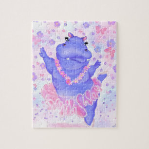 Prima Ballerina Hippo - Happy Dancer Puzzle