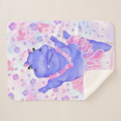 Prima Ballerina Hippo - Happy Dancer Sherpadecke (Vorderseite (Horizontal))