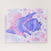 Prima Ballerina Hippo Jigsaw Puzzle (Horizontal)