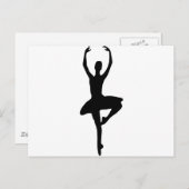 Prima-Ballerina-Ikone Postkarte (Vorne/Hinten)