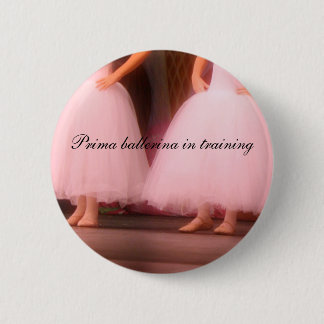 Prima Ballerina in Training Knopf Button