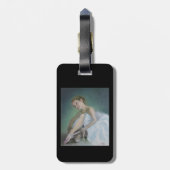 Prima Ballerina Luggage Tag Gepäckanhänger (Rückseite vertikal)