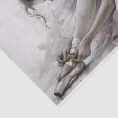 Prima Ballerina Monochrome Decoupage Seidenpapier (Ausschnitt)