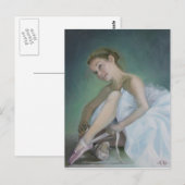 Prima Ballerina Postcard Postkarte (Vorne/Hinten)