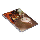 Prima Ballerina, Rosita Mauri by Edgar Degas Notizblock (Rechte Seite)