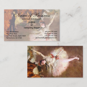 Prima Ballerina Rosita Mauri, der Star Edgar Degas Visitenkarte