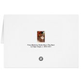 Prima Ballerina, Rosita Mauri von Edgar Degas (Rückseite Horizontal)