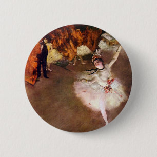 Prima Ballerina, Rosita Mauri von Edgar Degas Button