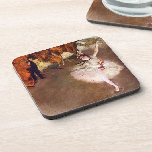 Prima Ballerina, Rosita Mauri von Edgar Degas Getränkeuntersetzer (Linke Seite)