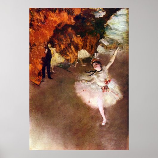 Prima Ballerina, Rosita Mauri von Edgar Degas Poster (Vorne)