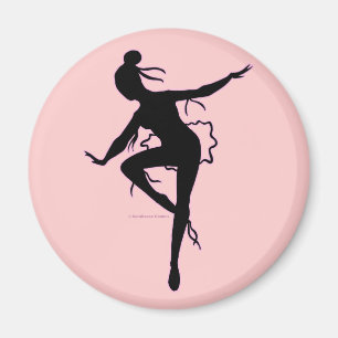 Prima Ballerina-Silhouette-Magnet Magnet