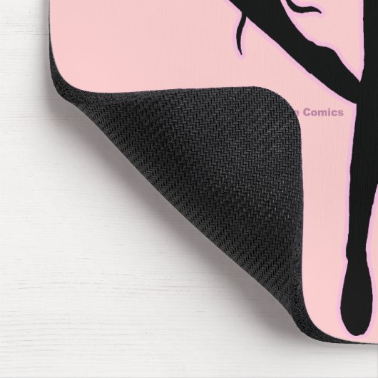 Prima Ballerina-Silhouette Mousepad (Ecke)