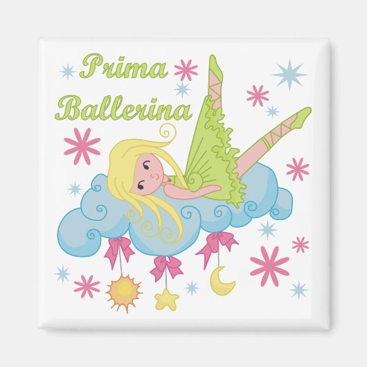 Prima Ballerina Tshirts und Geschenke Magnet (Vorne)