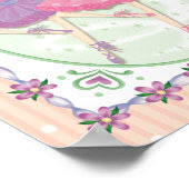 Prima Ballerinas Twins Peach Striped Cameo Poster (Ecke)