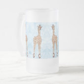 Prima Donna Giraffe Mattglas Bierglas (Vorderseite Links)