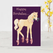 Prima Donna Palomino Karte (Gelbe Blume)