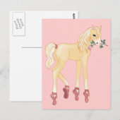 Prima Donna Palomino Postkarte (Vorne/Hinten)