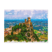 Prima Torre Guaita. Republik San Marino.