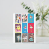 Primaballerina Postkarte (Stehend Vorderseite)