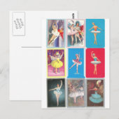 Primaballerina Postkarte (Vorne/Hinten)